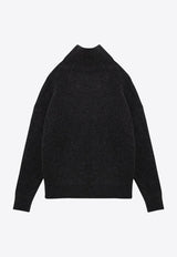 Ami De Coeur Intarsia Knit Turtleneck Sweater