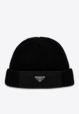 Triangle Logo Knitted Beanie