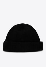 Triangle Logo Wool Cashmere Beanie