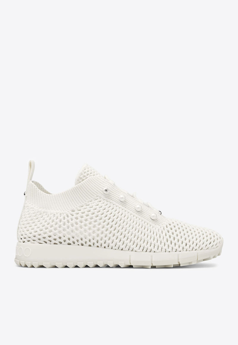 Veles Crochet Knit Low-Top Sneakers