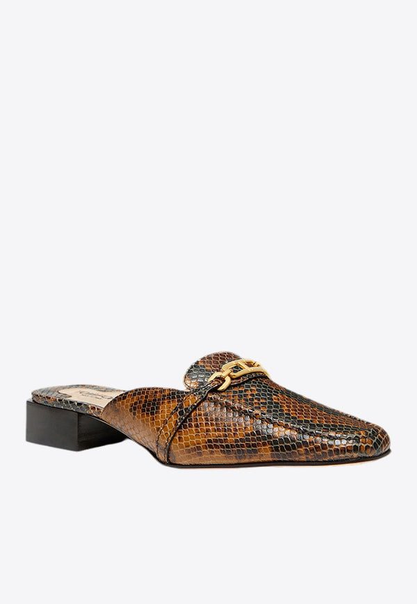 Whitney Python-Effect Slippers