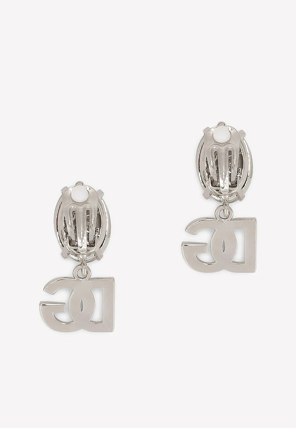 Rhinestone and DG Logo Earrings