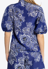 Silk Bandanna Print Shirt