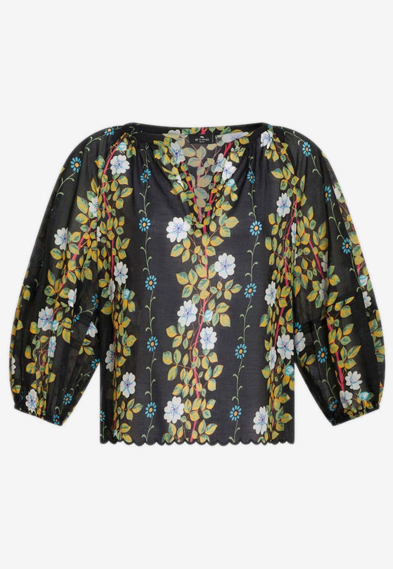 Floral Print Blouse