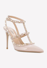 Rockstud 110 Grained Leather Pumps