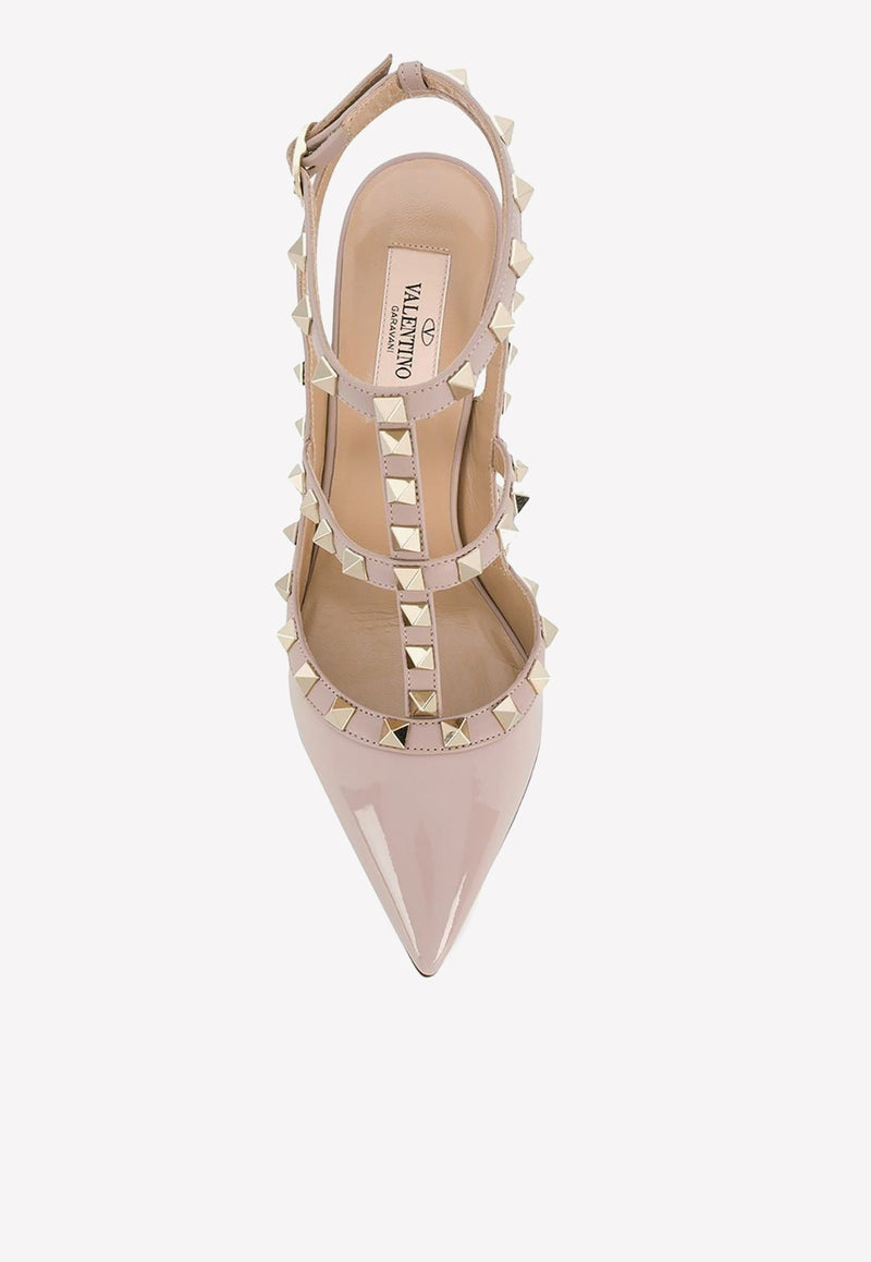 Rockstud 110 Grained Leather Pumps