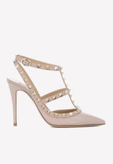 Rockstud 110 Grained Leather Pumps