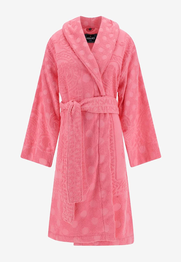 Polka Dot Bathrobe