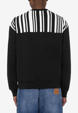 Barcode Print Sweatshirt