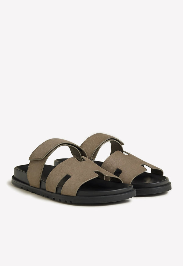 Chypre Sandals in Suede Calfskin