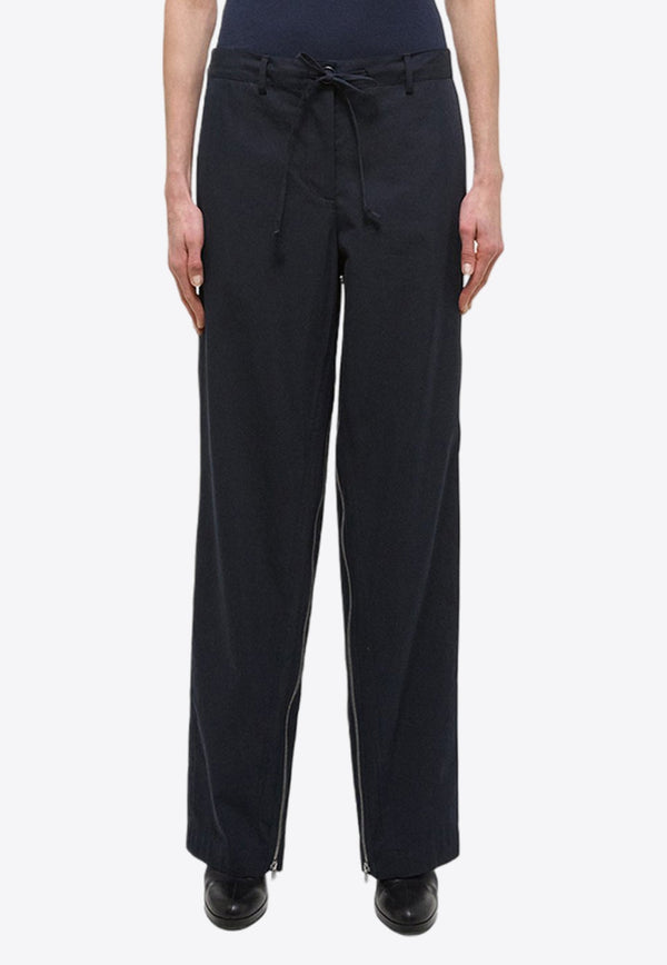 Side Gusset Wide-Leg Pants