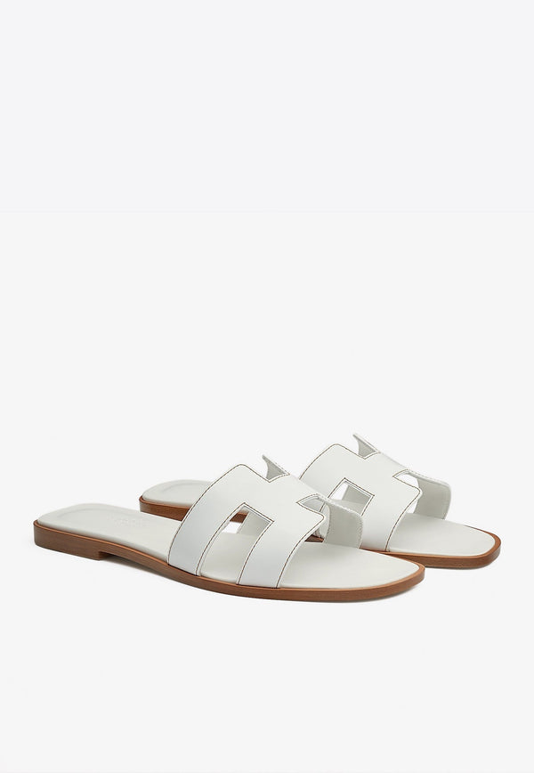 Oran H Cut-Out Sandals in Calf Leather