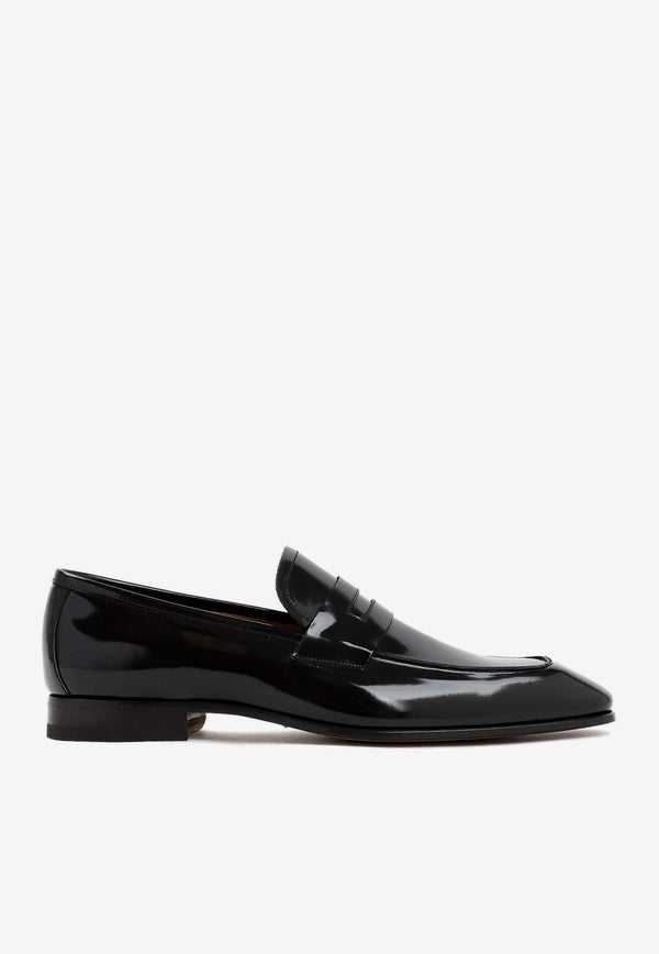 Loafers in Brushed Calf Leather