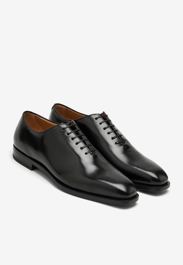 Leather Oxford Lace-Up Shoes