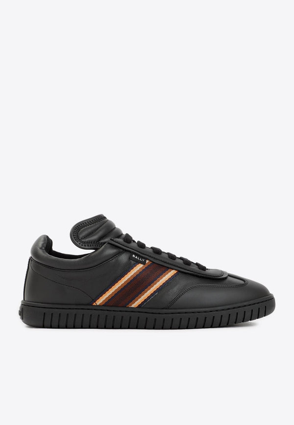 Player Low-Top Leather Sneakers