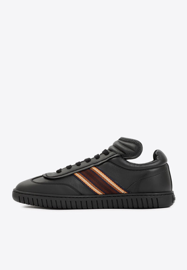 Player Low-Top Leather Sneakers