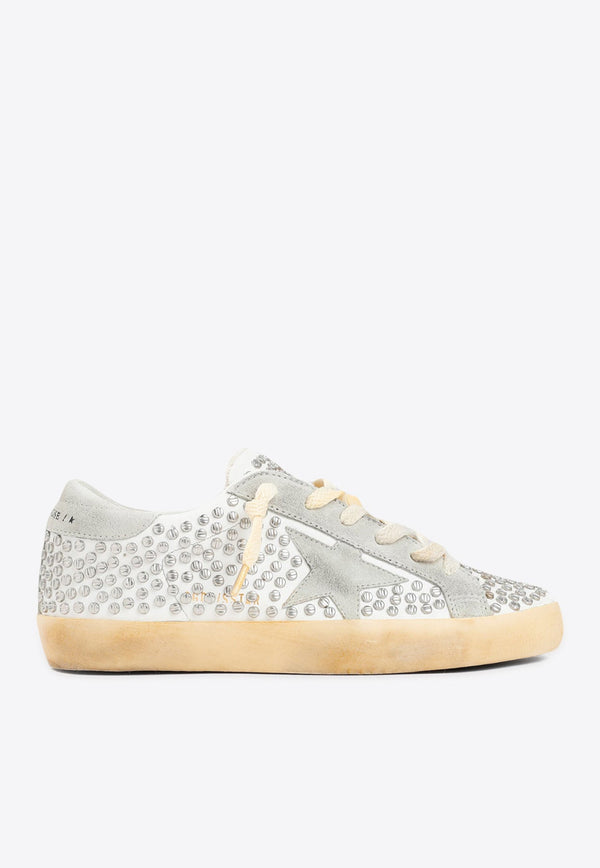 Studded Superstar Low-Top Sneakers in Leather