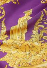Barocco Goddess Print Shawl in Silk