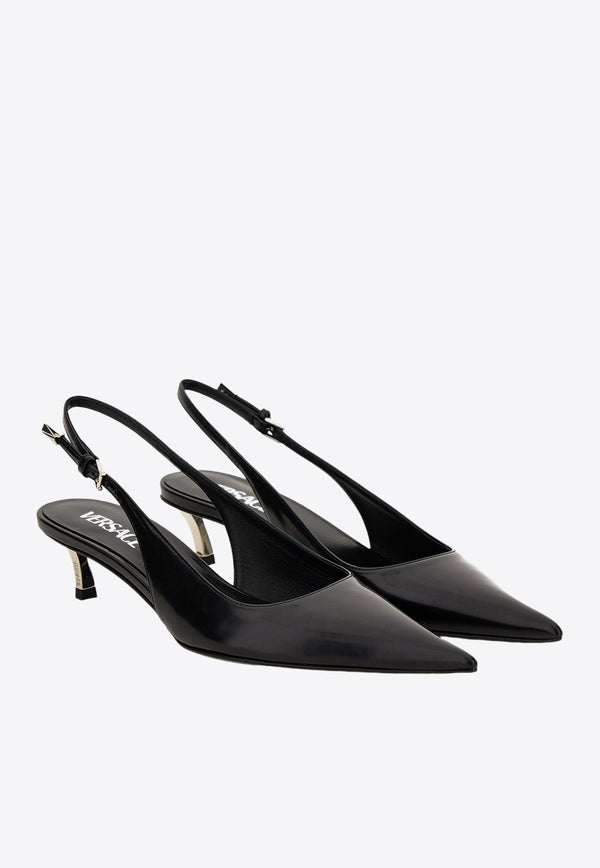 Pin-Point 50 Slingback Pumps in Calf Leather