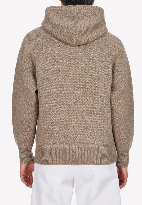 Knitted Cashmere Hoodie