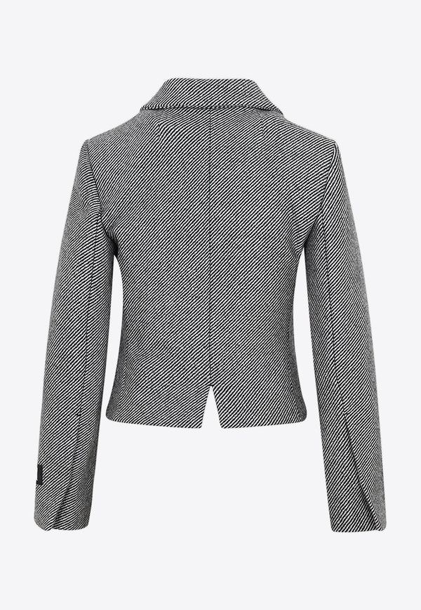 Single-Breasted Wool Jacket