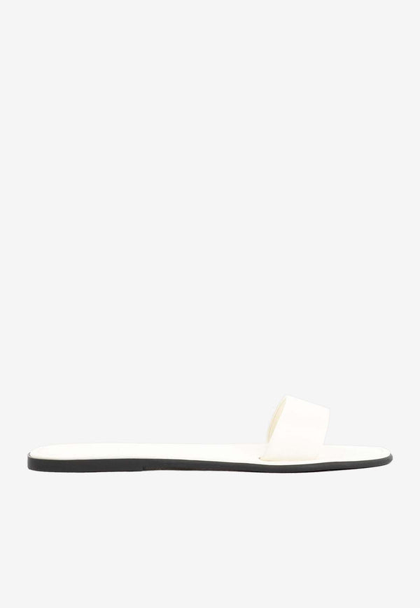 Beach Slides in Nappa Leather