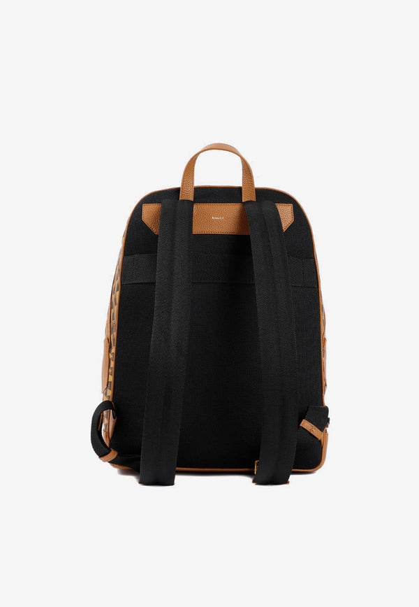 Pennant Calf Leather Backpack