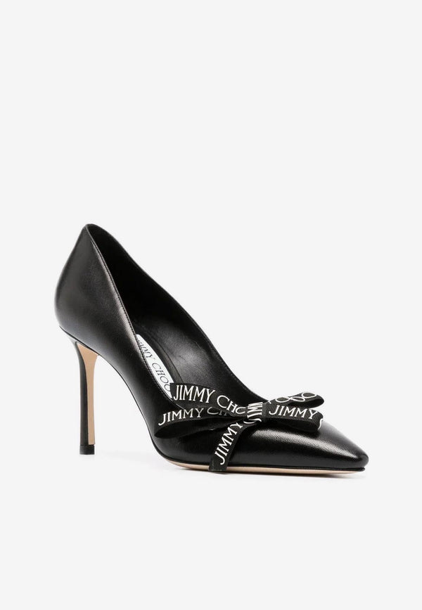 Romy 85 Leather Pumps