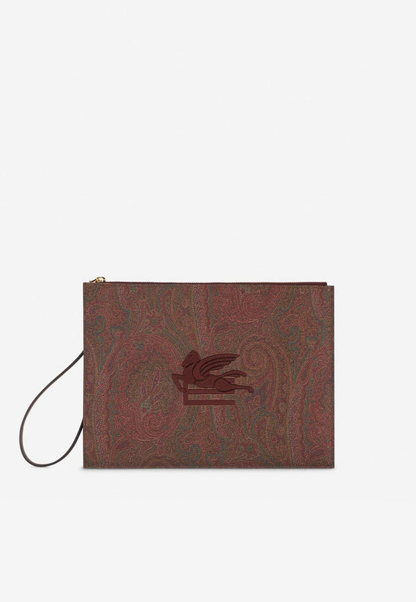 Paisley Oversized Clutch