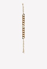 VLogo Chain Choker Necklace