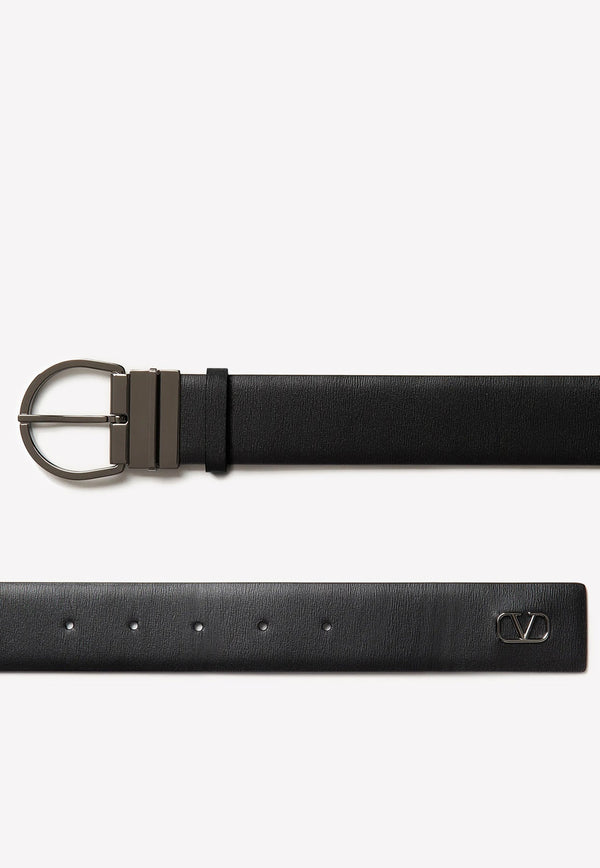Mini VLogo Signature Leather Belt