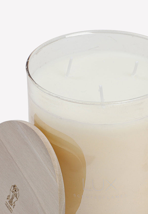 Lux Scented Candle with Wood Lid