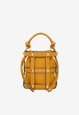 Small Cage Bucket Bag in Calf Leather