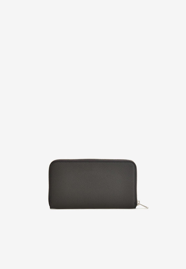 Gancini Continental Leather Wallet