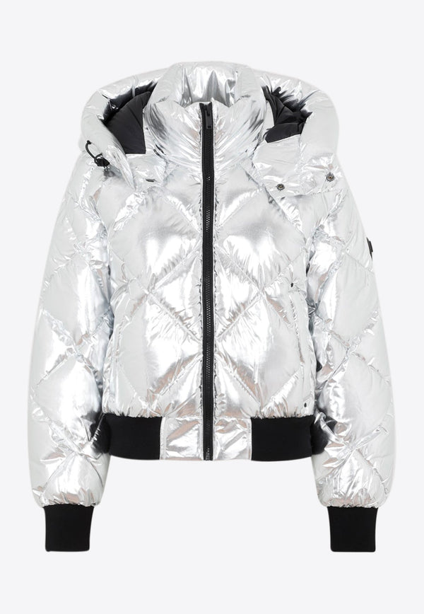 Bankhead Quilted Down Bomber Jacket