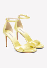 90 Ankle Strap Satin Sandals