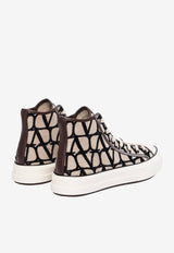 Toile Iconographe High-Top Sneakers
