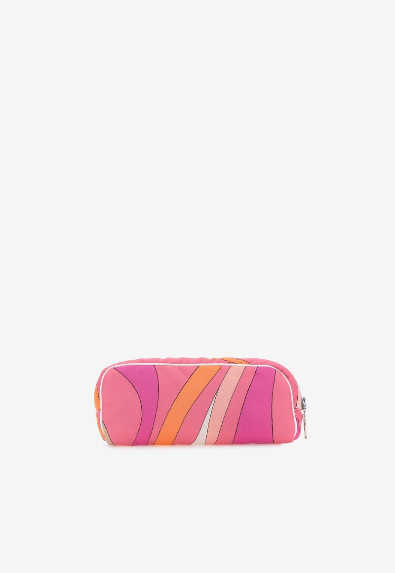 Marmo-Print Vanity Pouch