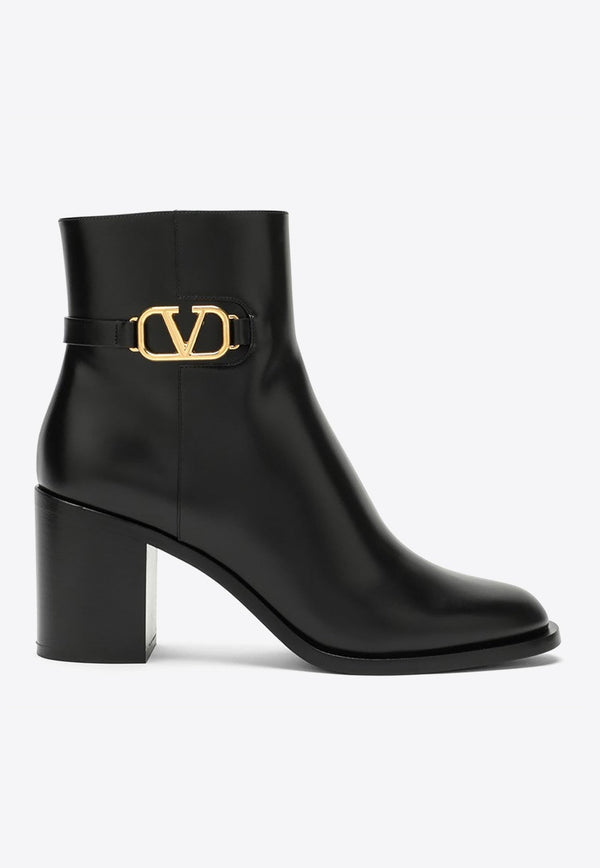 VLogo 75 Calf Leather Ankle Boots