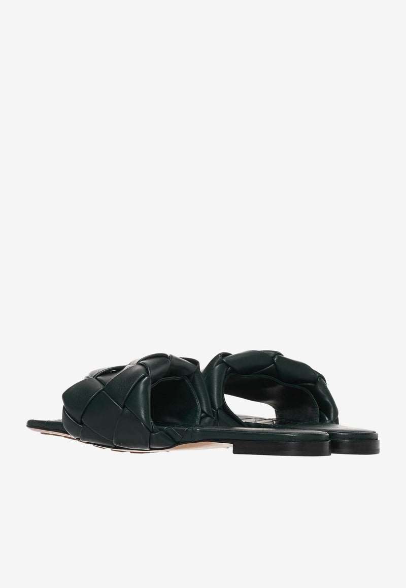 Lido Flat Mules in Leather