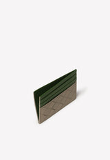 Intrecciato Leather Two-Tone Cardholder