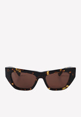 Cat-Eye Tortoise Sunglasses