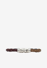Small Gancini Tri-Color Braided Bracelet