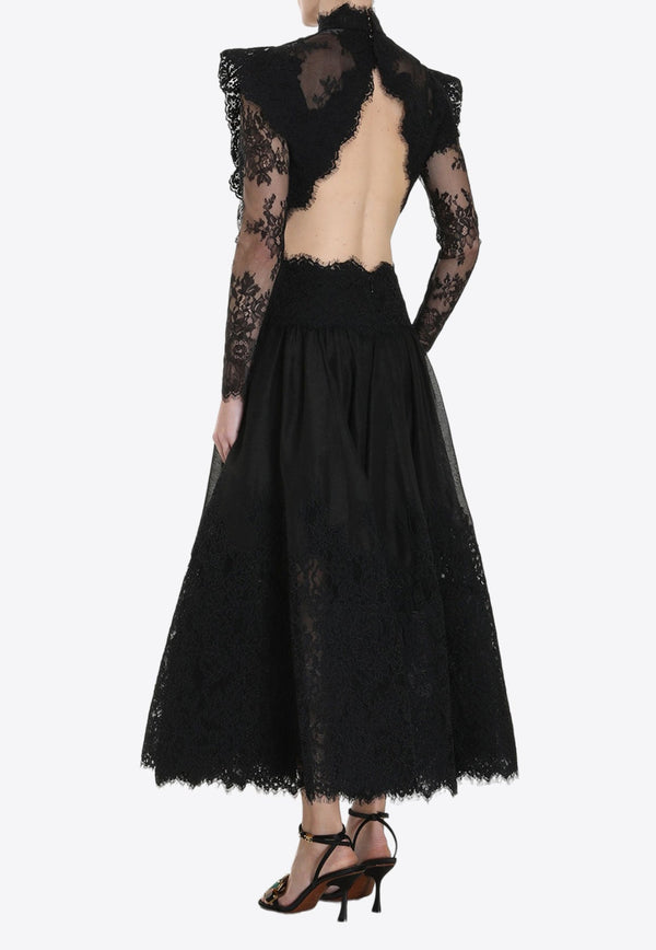 Sensory Lace Yoke Gown