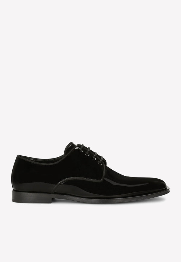Patent Leather Derby Shoes