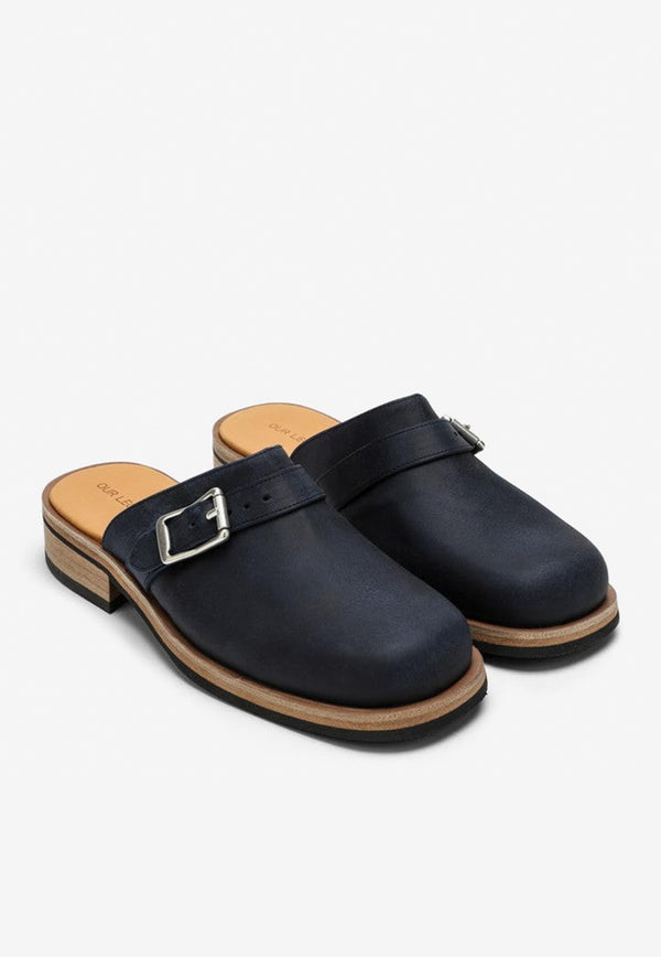 Slip-On Leather Slippers