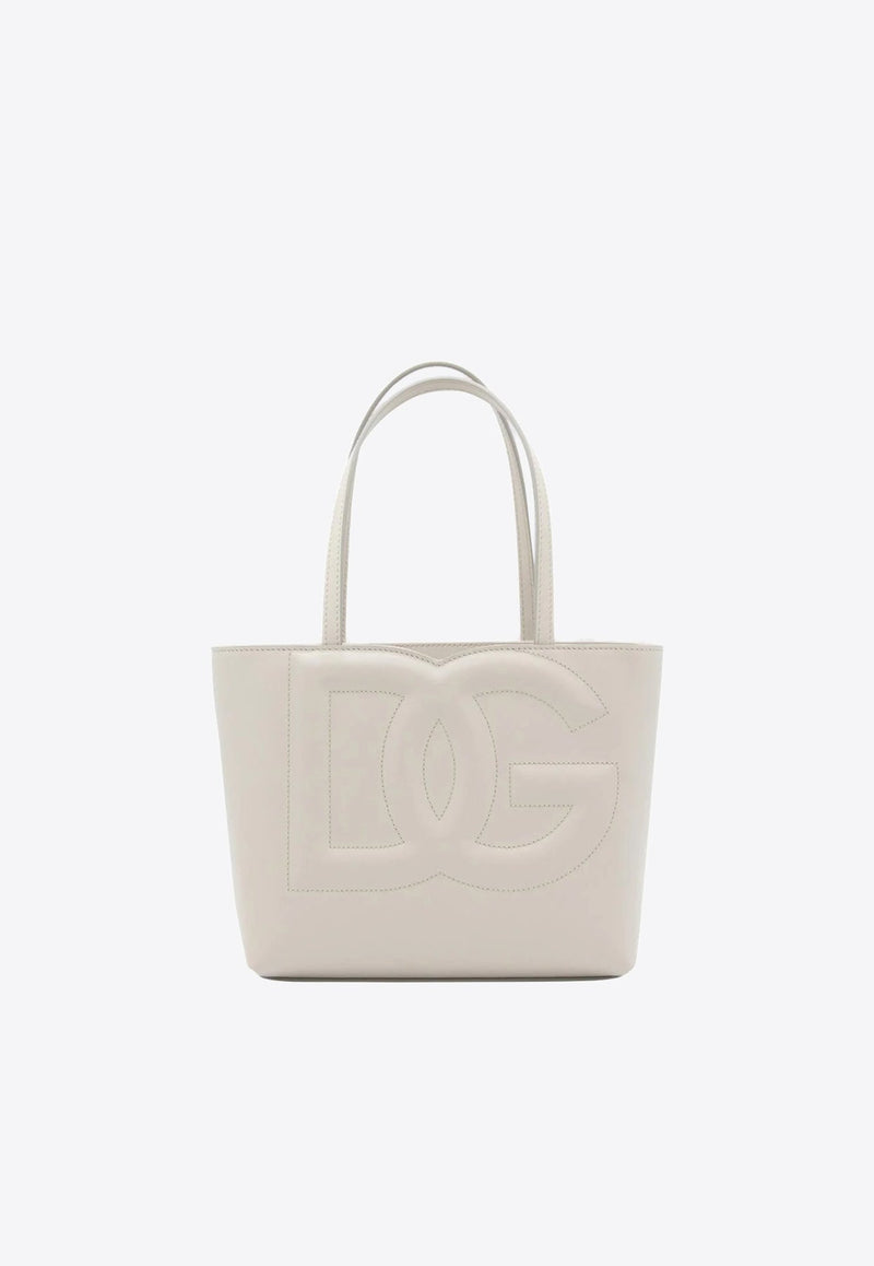 Small DG Logo Tote Bag in Calf Leather – THAHAB US