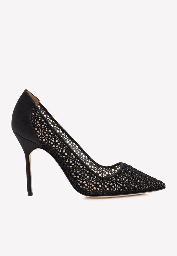 Bbla 105 Pointed Lace Pumps
