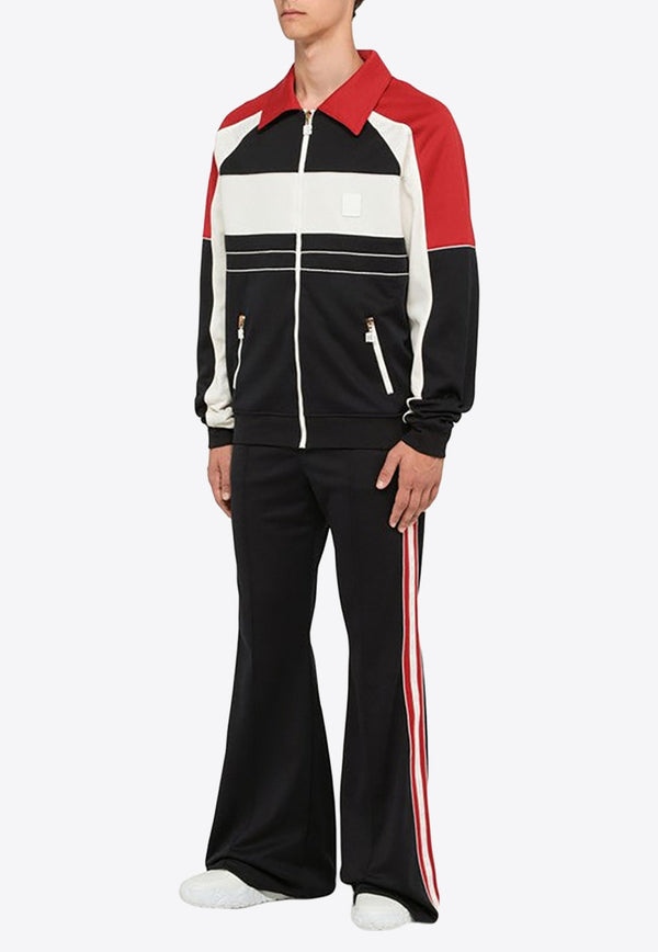 Color-Block Zip-Up Sweatshirt
