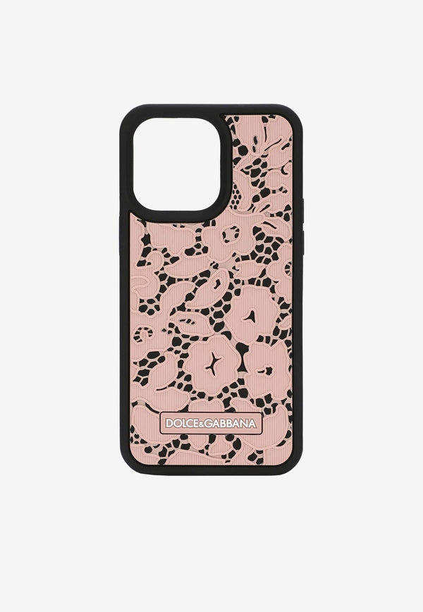 Lace Pattern iPhone 14 Pro Max Cover